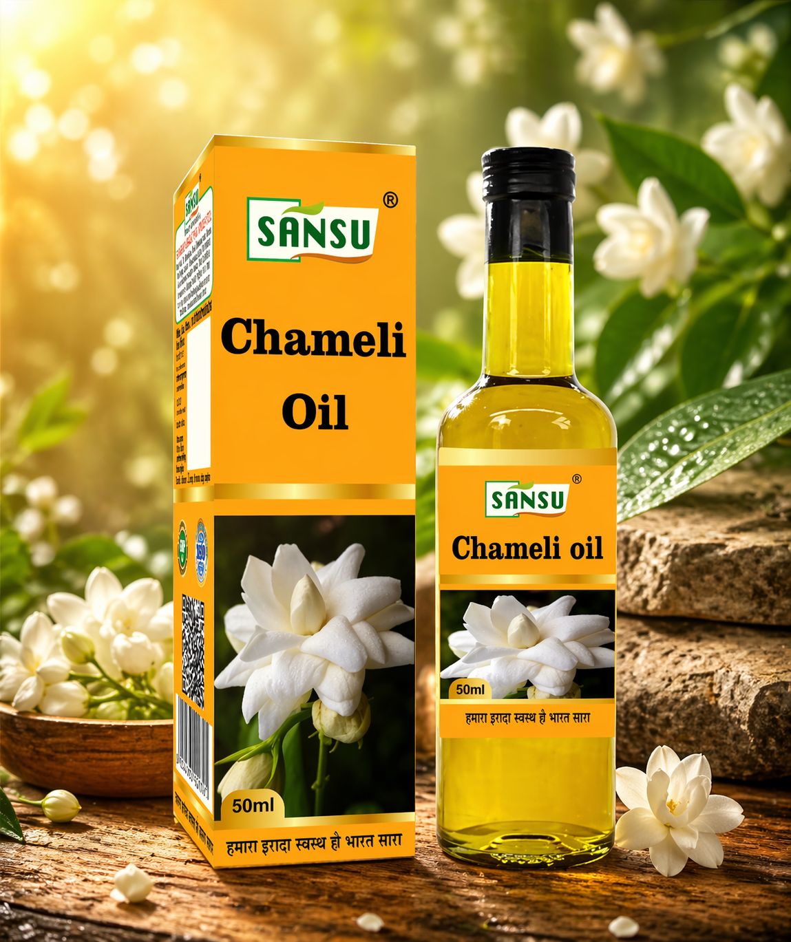 SANSU CHAMELI OIL- 50ML (PACK OF 2)