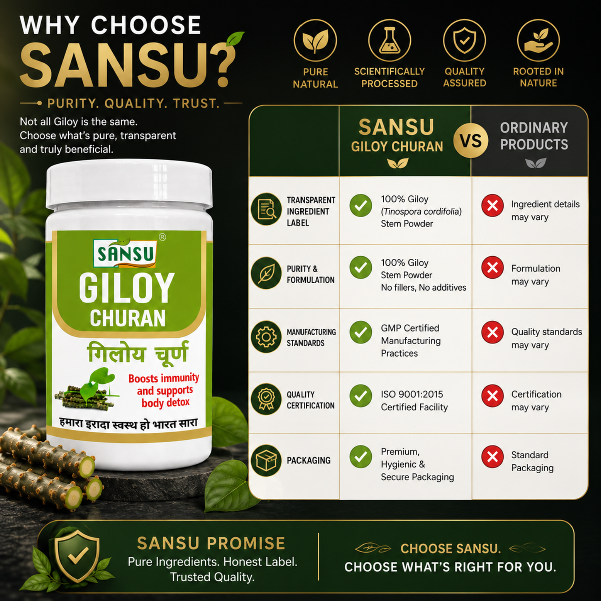 Sansu Giloy Churan -100 gm / 200 gm
