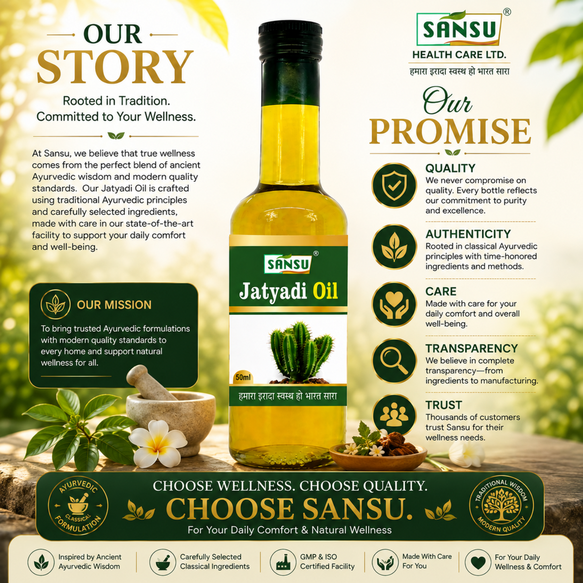 Sansu Jatyadi Oil 50 ml (Pack of 2)