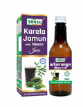 SANSU Karela Jamun Neem Juice | Diabetes Care | Controls Blood Sugar Naturally | 100% Pure Herbal Juice - 500 ML (500ml)