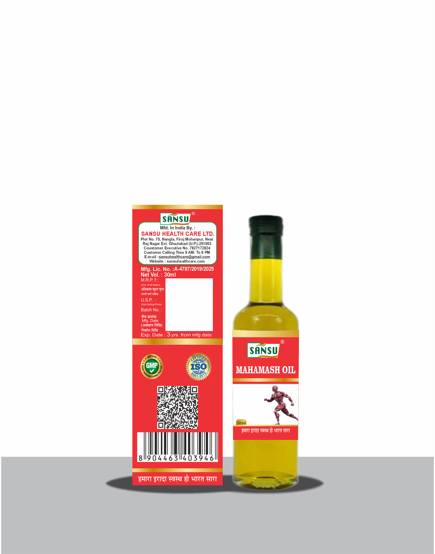 Sansu Mahamash oil 30ml