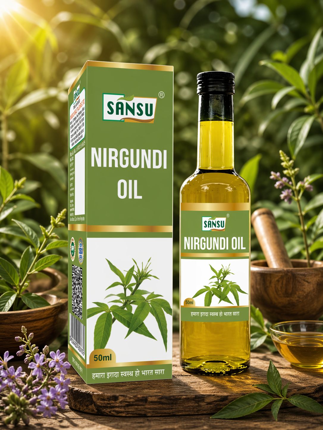 SANSU NIRGUNDI OIL (50ML) (Pack Of 2)