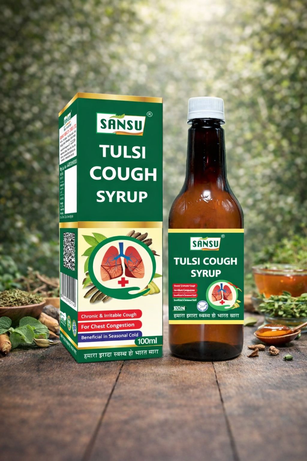 SANSU TULSI COUGH SYRUP (100ML)