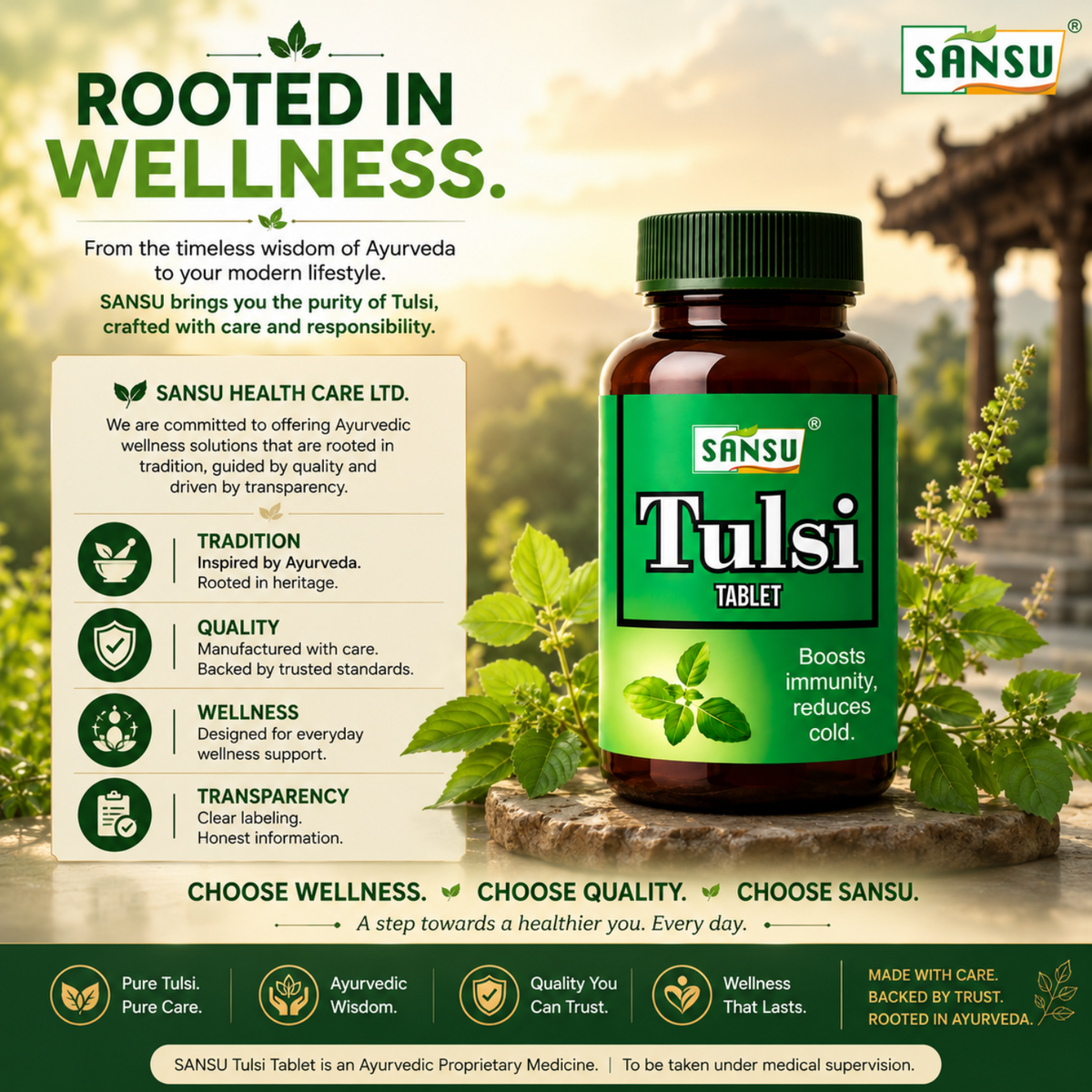 Sansu Tulsi Tablet