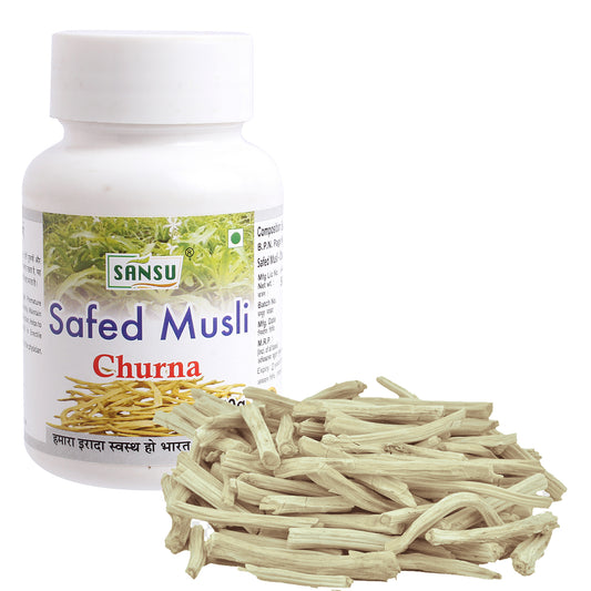 SANSU SAFED MUSLI POWDER (50gram)