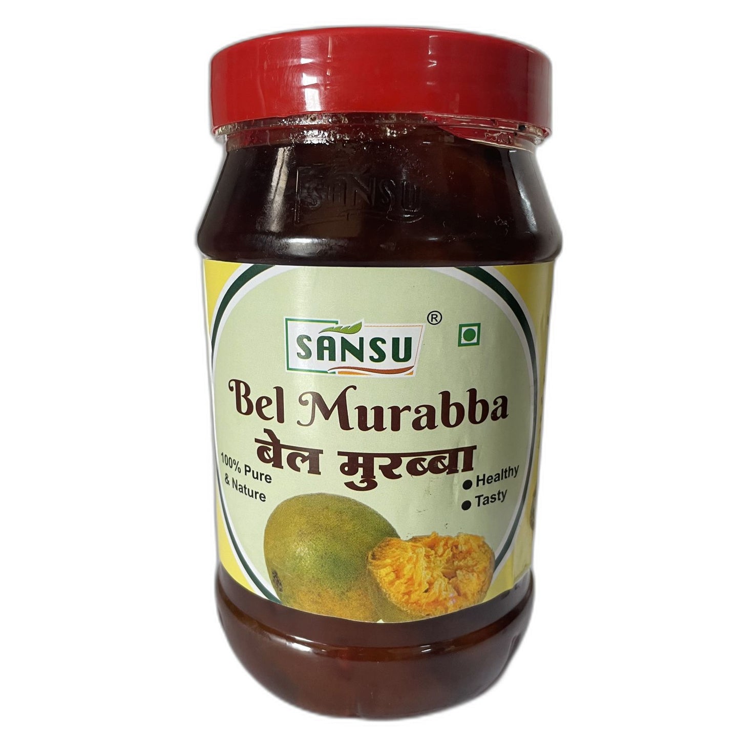 SANSU Homemade Organic Bel Murabba Bail Fruit Ka Murabba, Sweet Belgiri Murabba -1kg