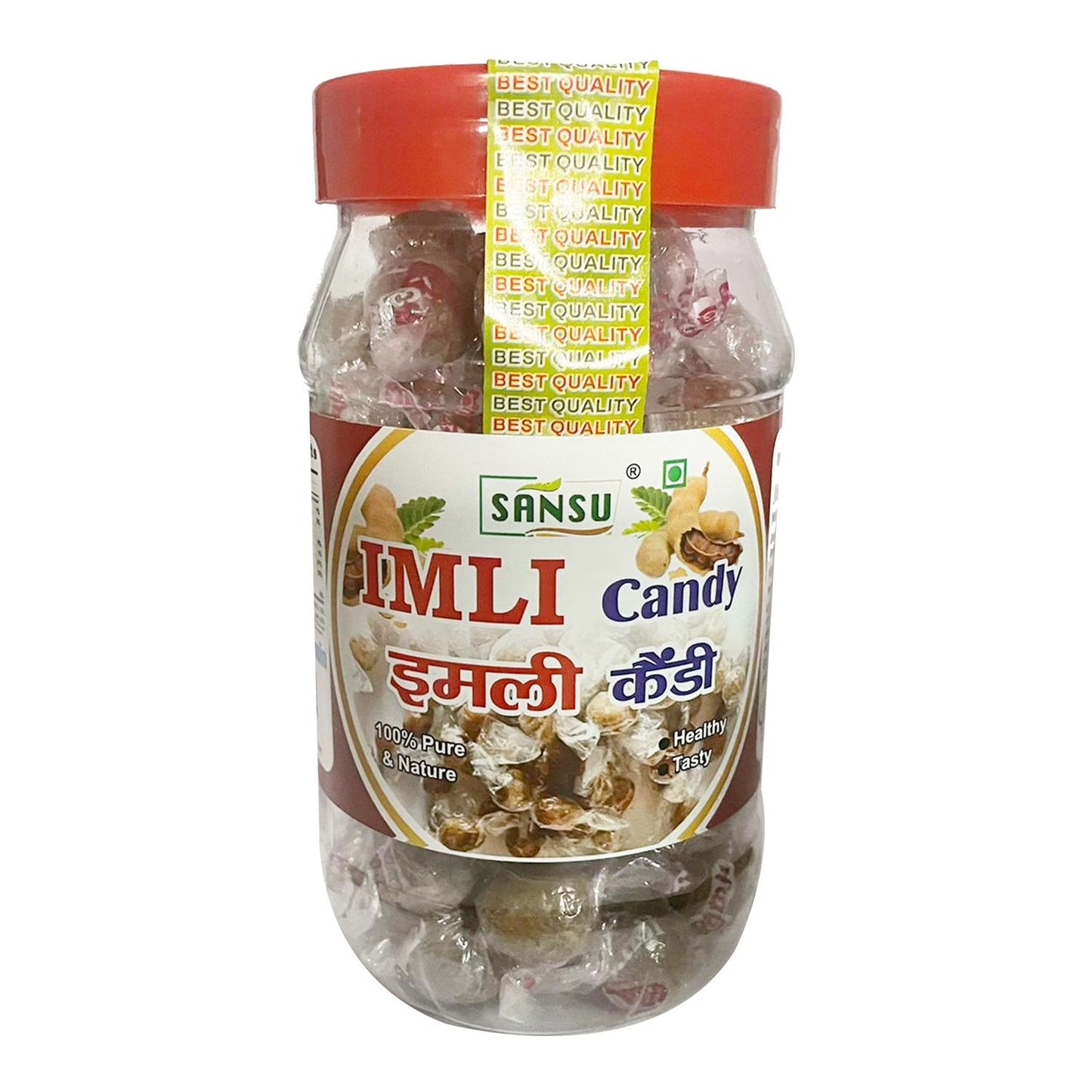 SANSU Imli Candy, Khatti, Methi Imli, Tamarind Twist Candy, Tamarind Candy, 200g (Pack of 2 (200gx2))