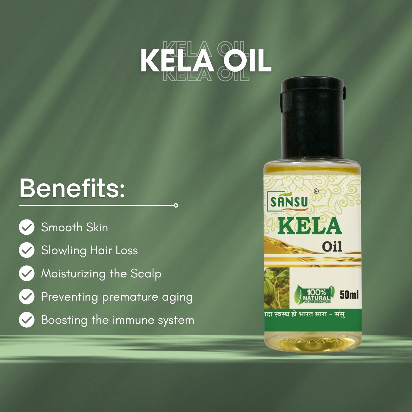 SANSU Kela Oil 50ml (Pack of 2) -[50mlx2]