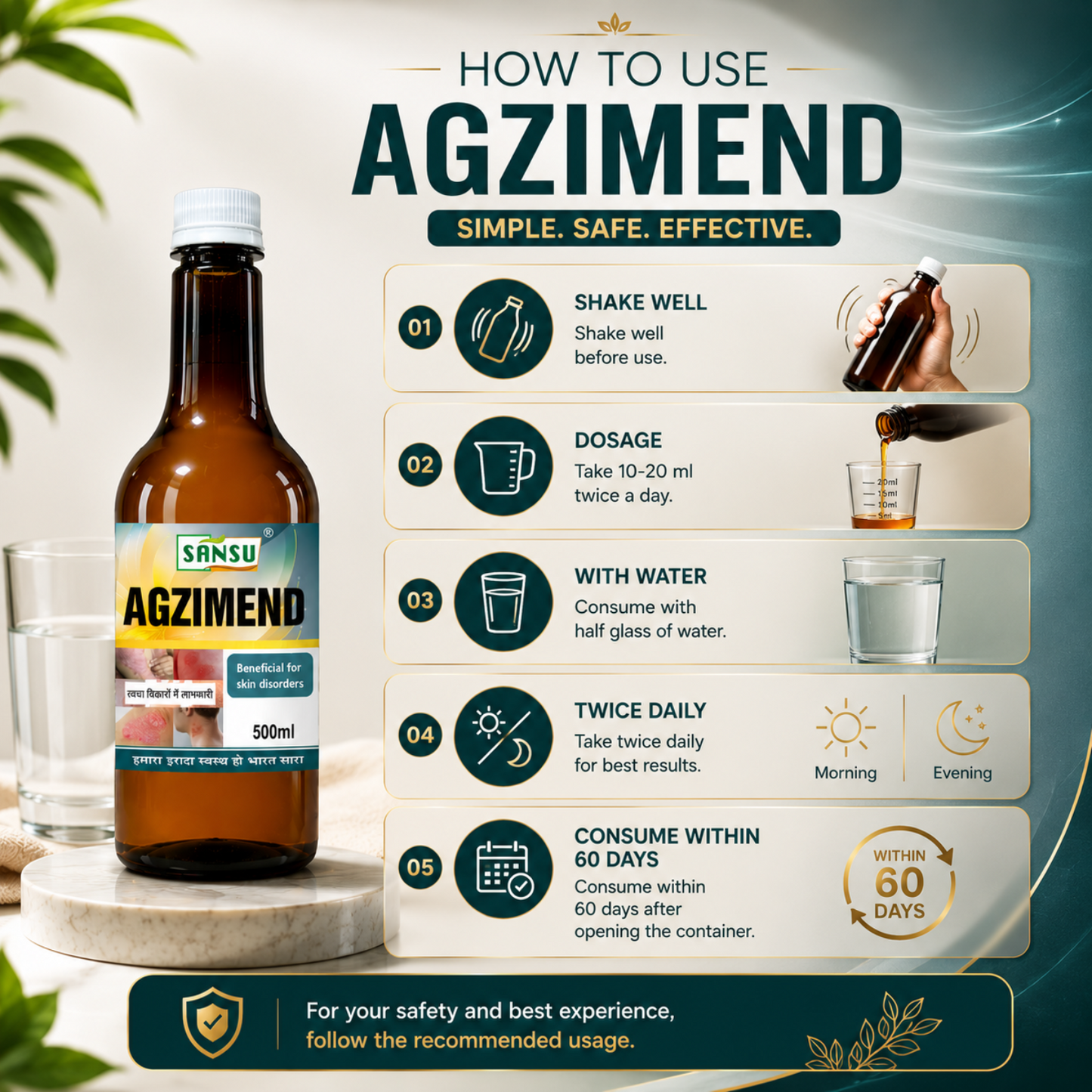 Sansu Agzimend 500ml