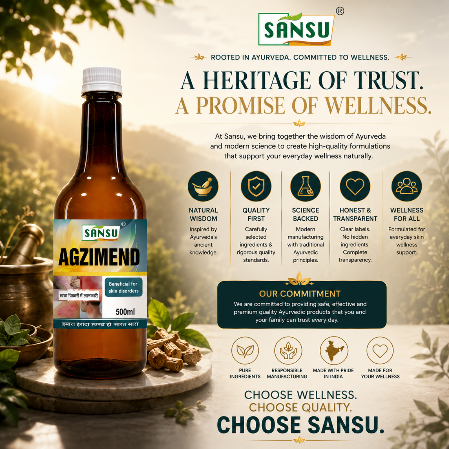Sansu Agzimend 500ml