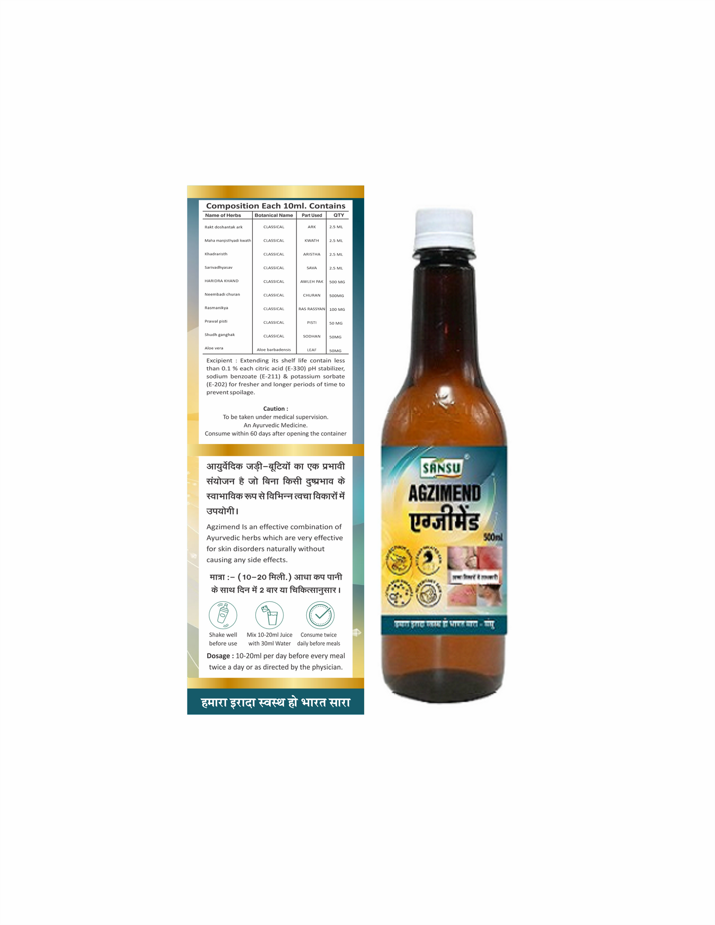 Sansu Agzimend 500ml