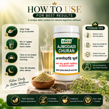 Sansu Ajmodadi Churan 100 gm (Pack of 2)
