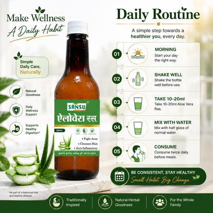 Sansu Aloevera Juice 500 ml