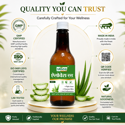 Sansu Aloevera Juice 500 ml