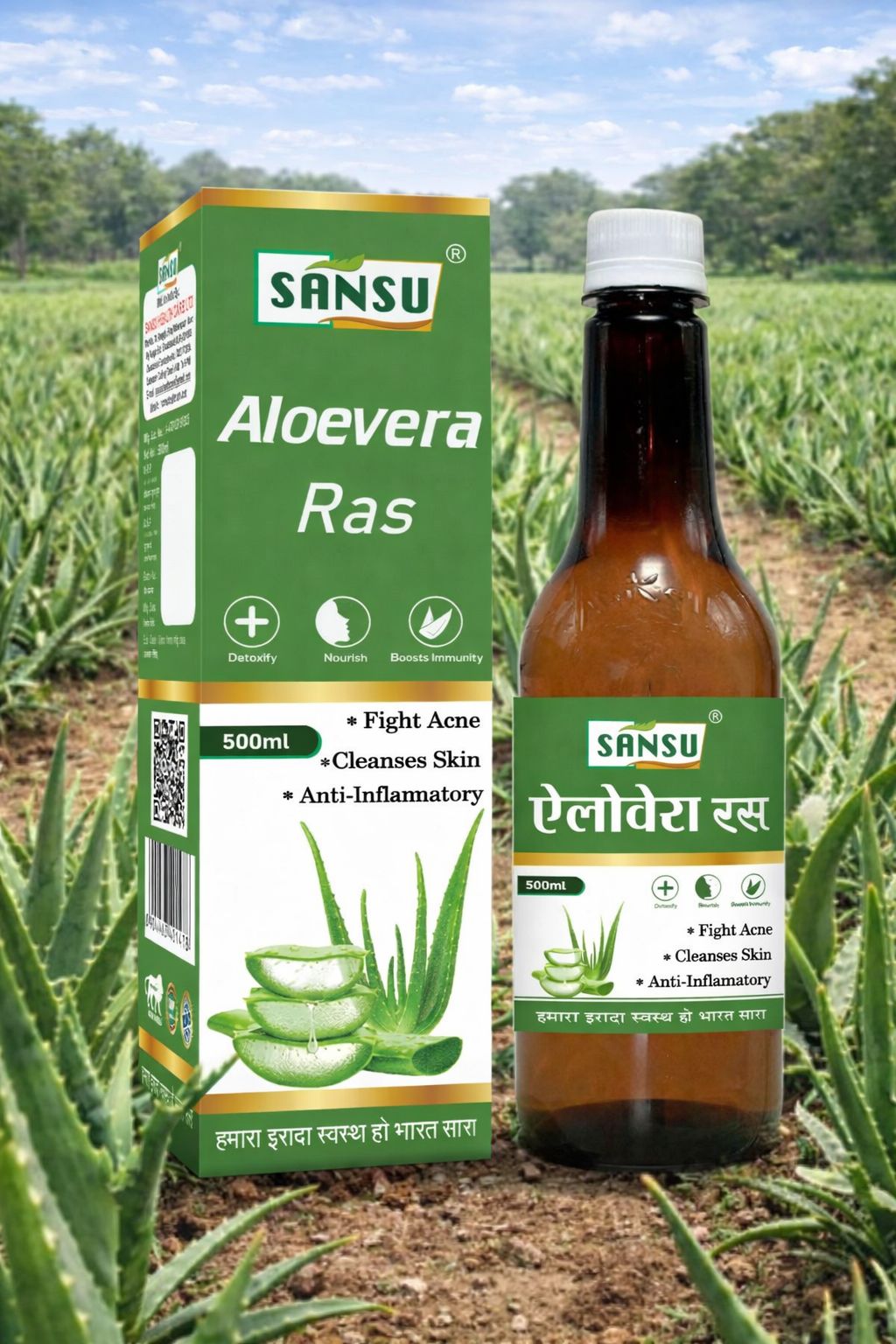 SANSU Aloevera Juice, 500ml
