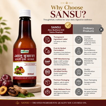Sansu Aloo Bukhara with Imli Juice 500 ml