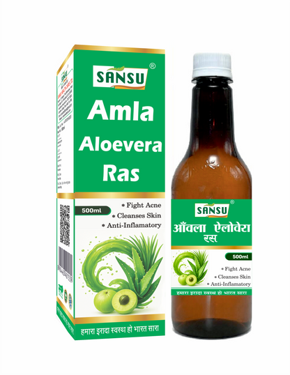 SANSU AMLA ALOEVERA JUICE (500ML)