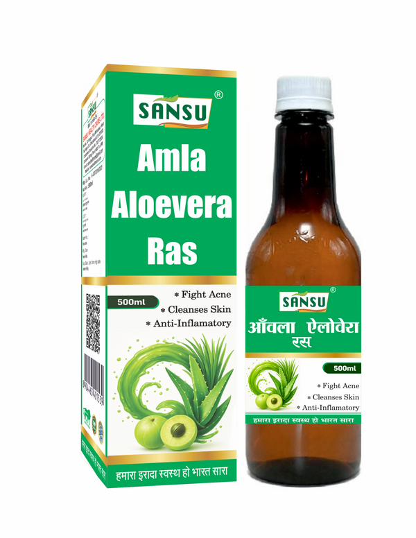 Sansu Amla Aloevera Juice (500 ml)