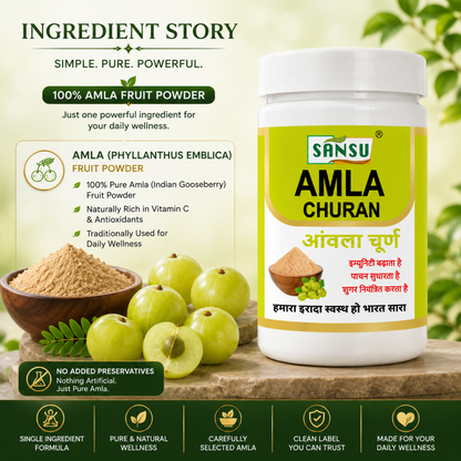Sansu Amla Powder 100 GM (Pack Of 2)