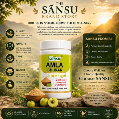 Sansu Amla Powder 100 GM (Pack Of 2)