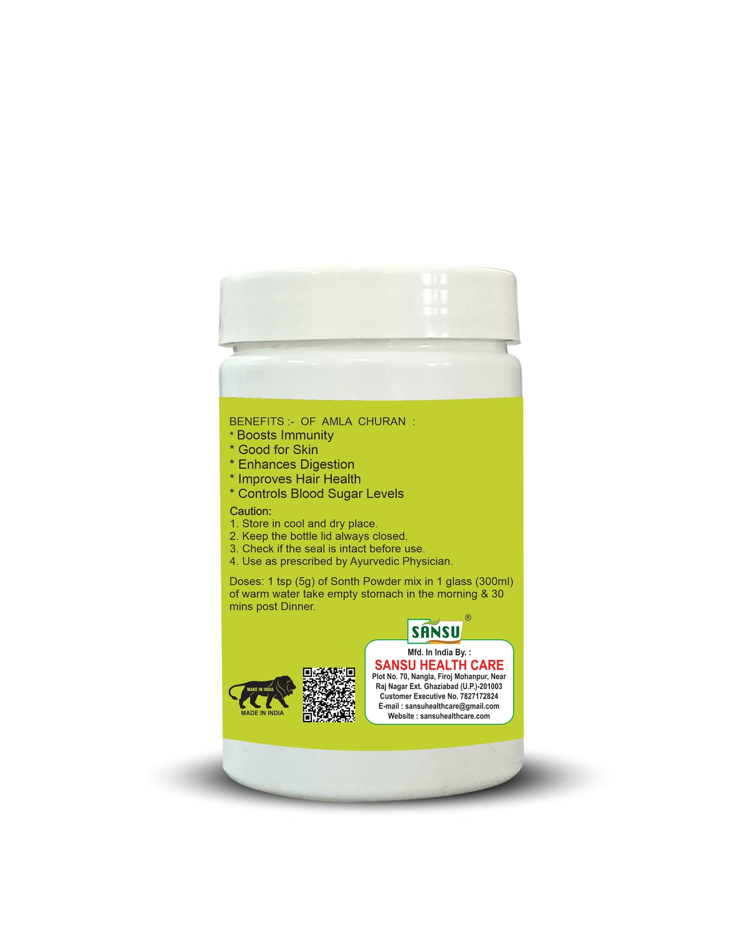 SANSU AAMLA POWDER 100 GM Pack Of 2)