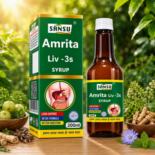 Sansu Amrita LIV DS Syrup (200 ML)