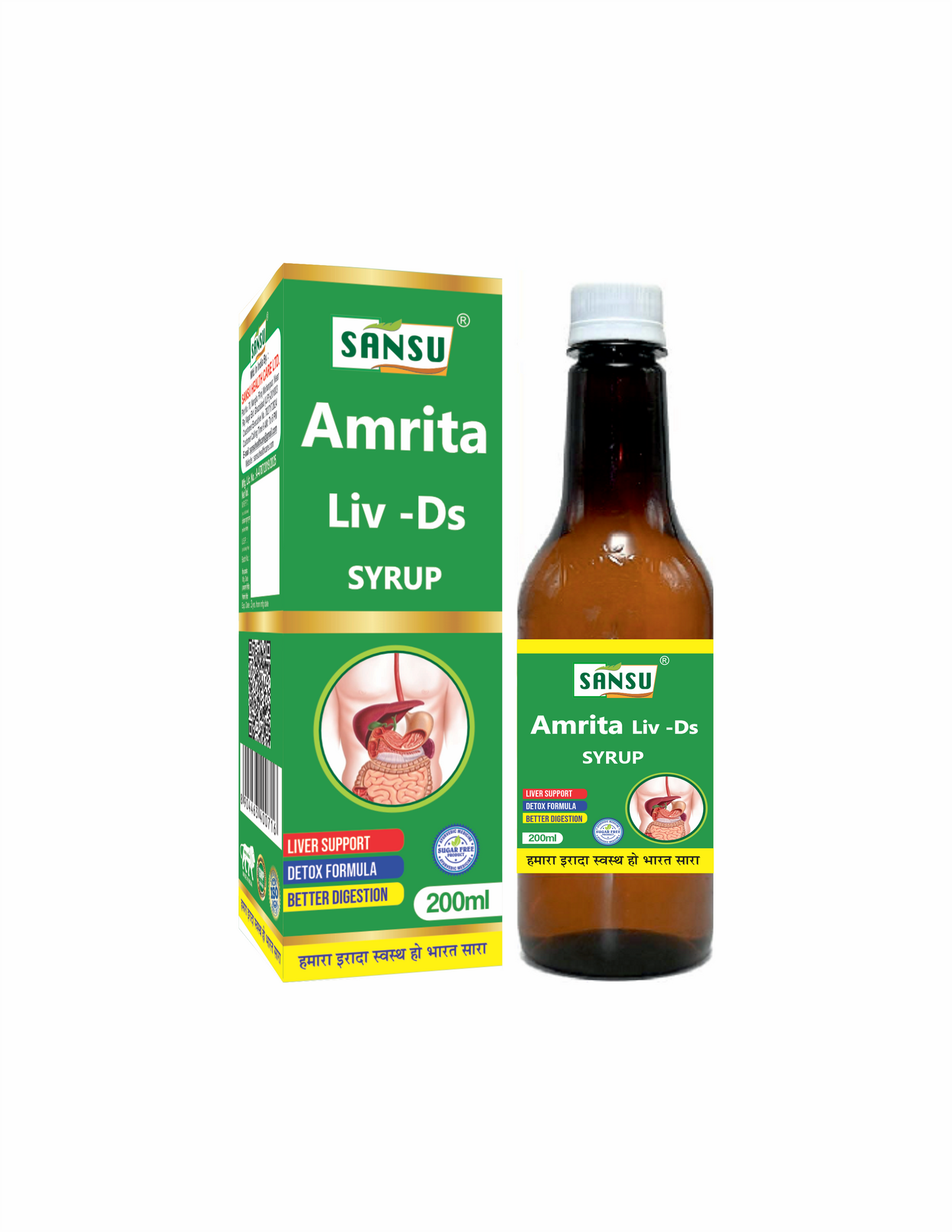 SANSU AMRITA LIV DS SYRUP (200 ML)