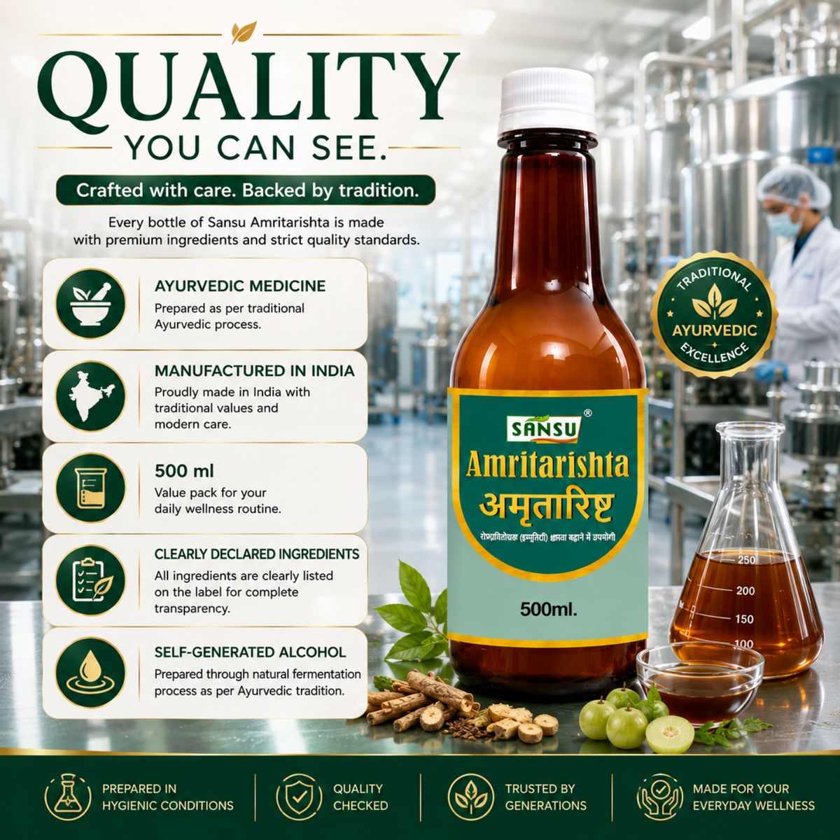 Sansu amrita ristha 500ml