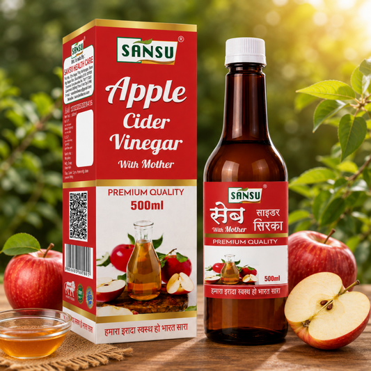 Sansu Apple Cider Vinegar with Mother  (500 ML)