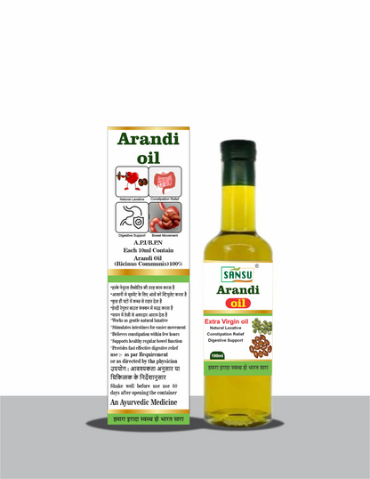 SANSU Castor Oil / Arandi Oil(100ML)