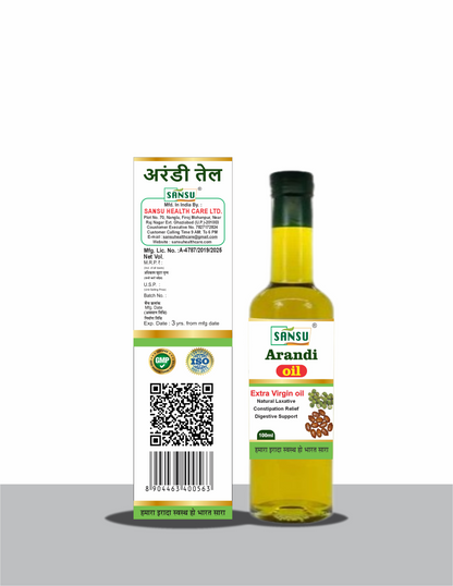 SANSU Castor Oil / Arandi Oil(100ML)