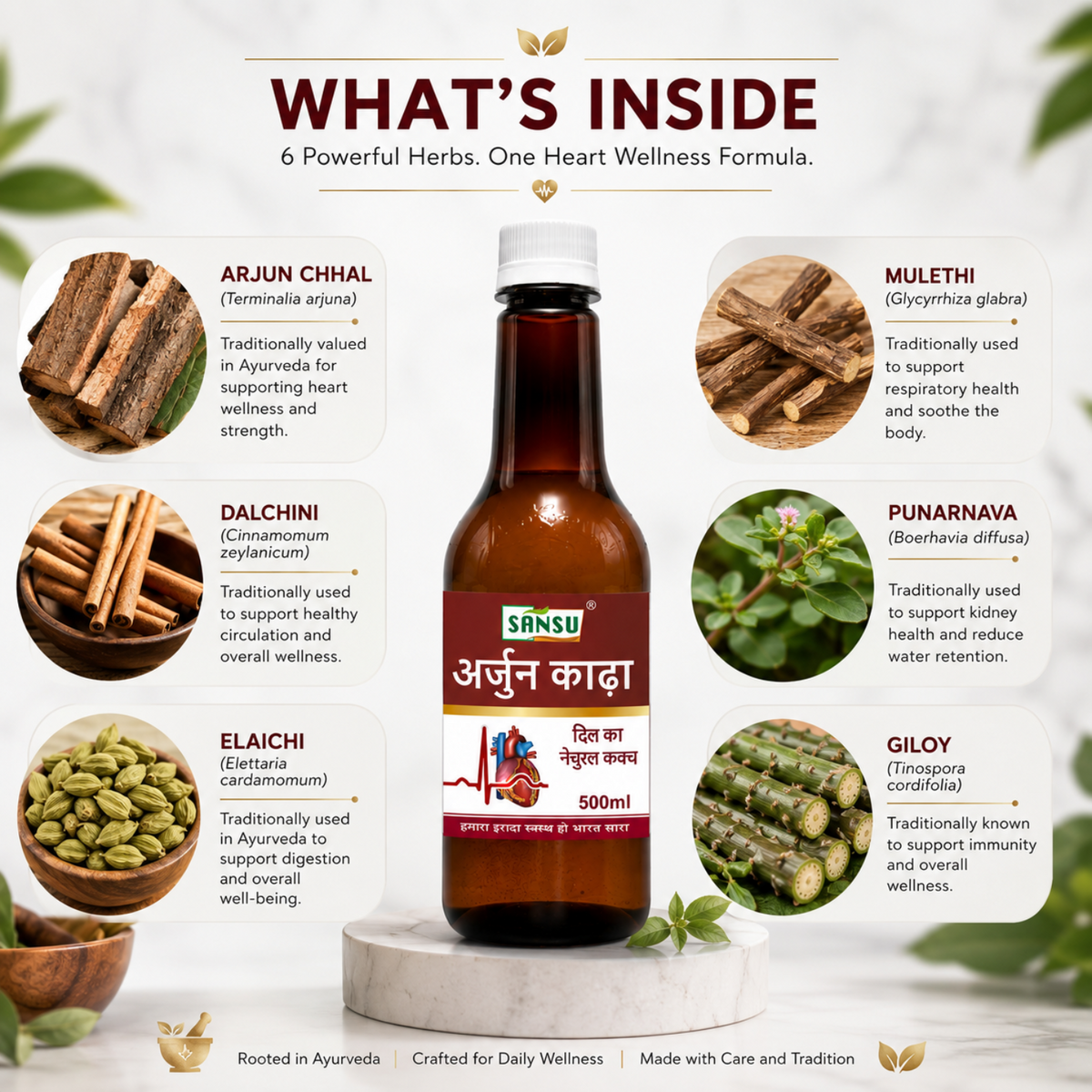 Sansu Arjun Kadha 500ml