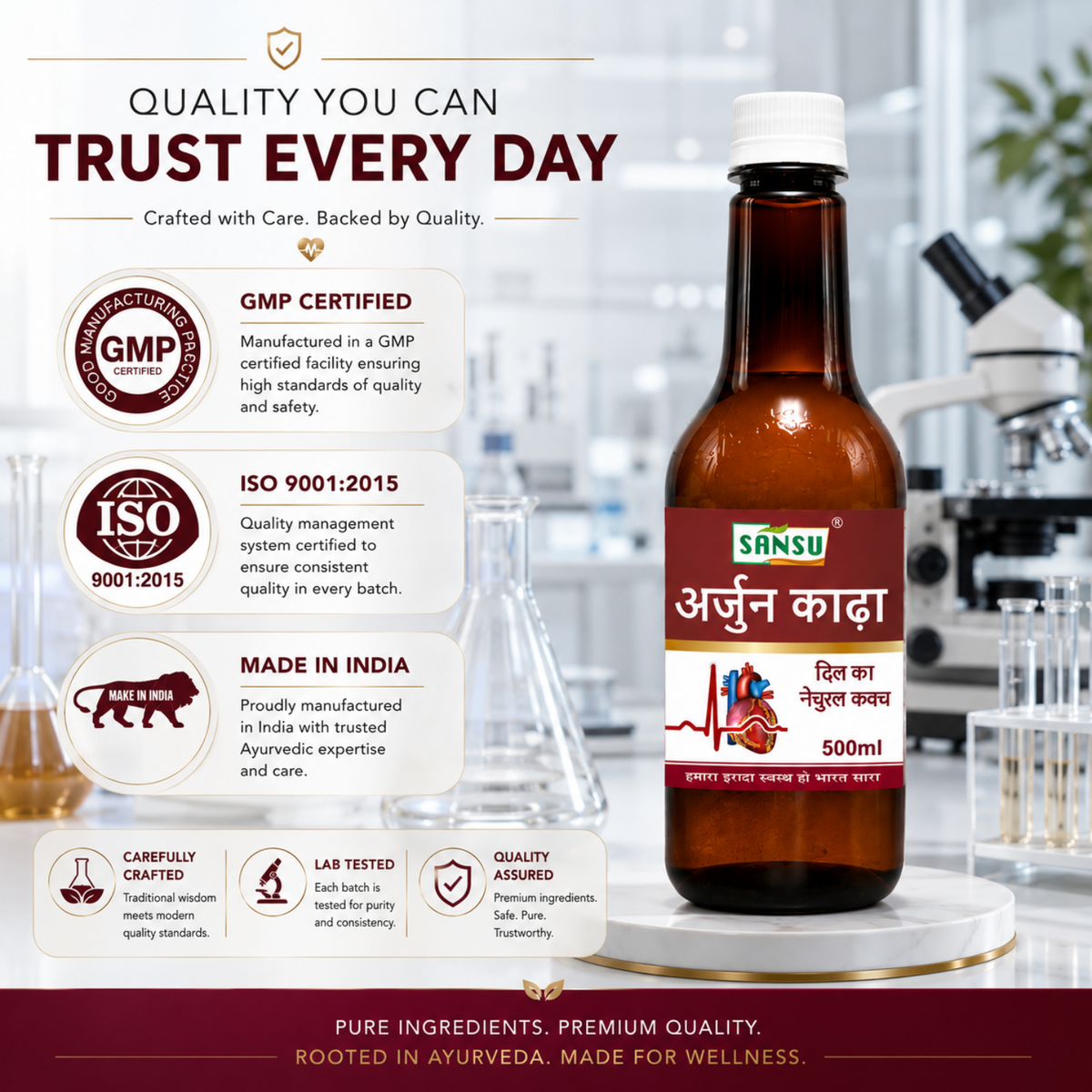 Sansu Arjun Kadha 500ml