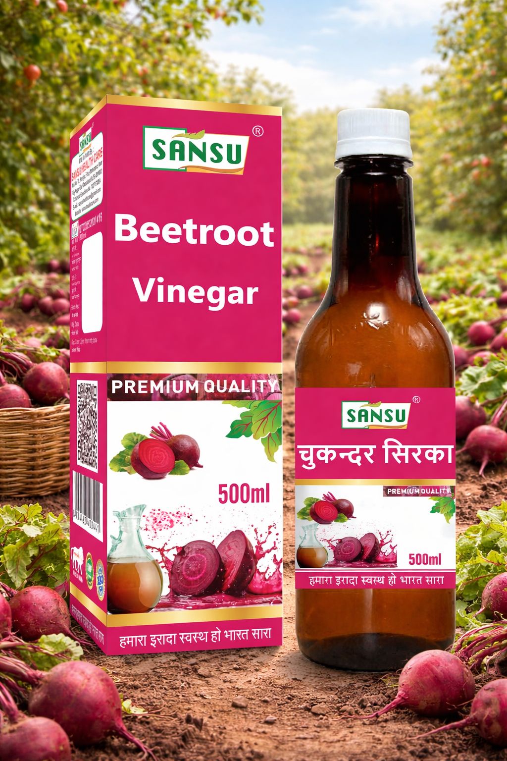 SANSU Beetroot Vinegar (500 ML)