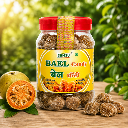 Sansu Homemade Bel Candy (Immunity Booster Pack) | Good For Health / Sun-Dried Candy (Bael Candy - 200 gm)