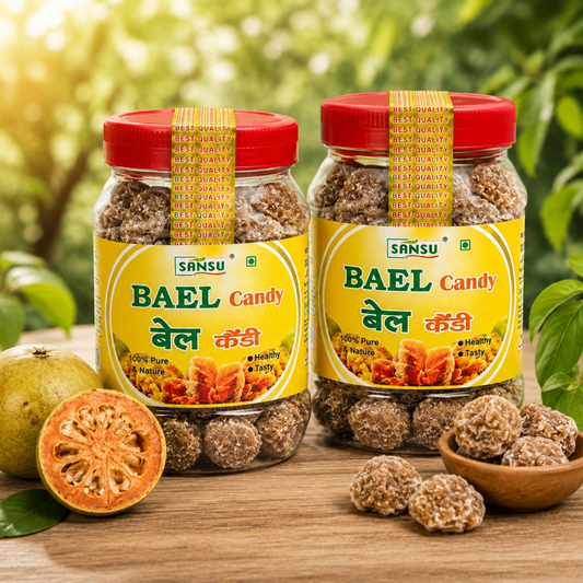Sansu Homemade Bel Candy , (Immunity Booster Pack)| Good For Health / Sun-Dried Candy (Bael Candy - 200 gm)( Pack of 2)