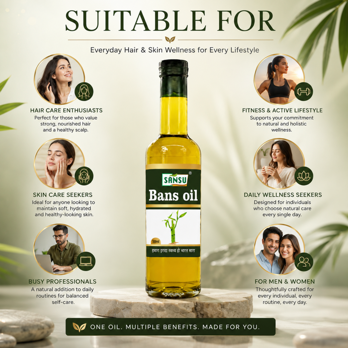 Sansu Bans Oil 50 ml (Pack of 2)