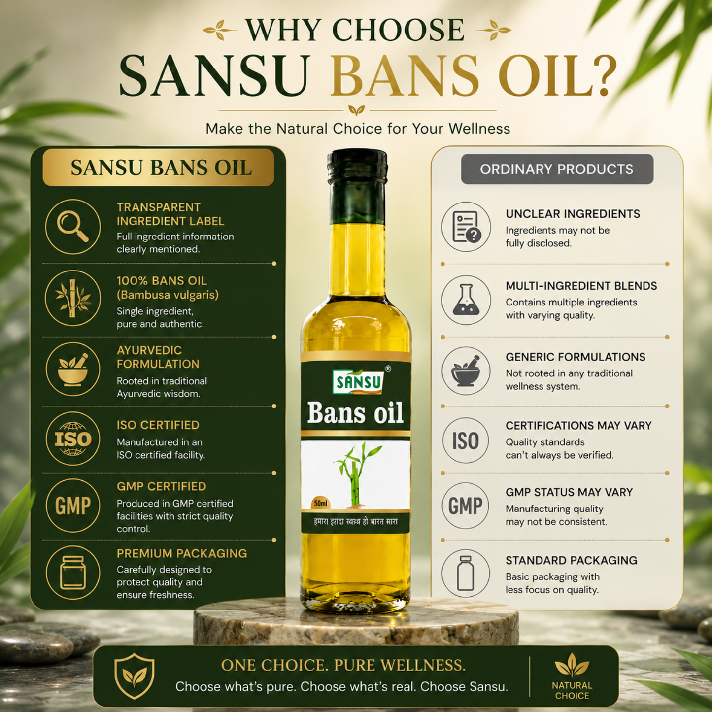 Sansu Bans Oil 50 ml (Pack of 2)