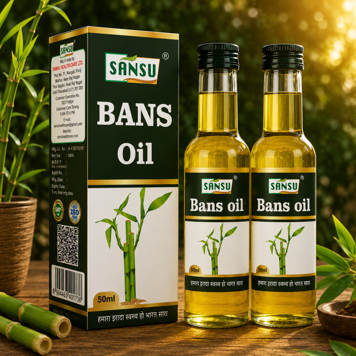 Sansu Bans Oil 50 ml (Pack of 2)
