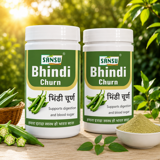 Sansu Bhindi Churn 100Gm (Pack of 2)