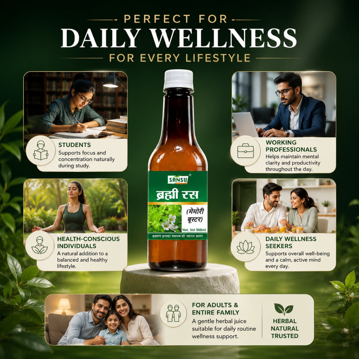 Sansu Brahmi Ras / Juice (500 ml)
