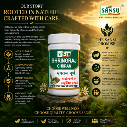 Sansu BhringRaj Churn 100Gm (Pack of 2)