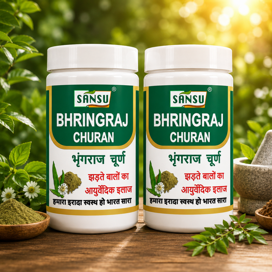 Sansu BhringRaj Churn 100Gm (Pack of 2)
