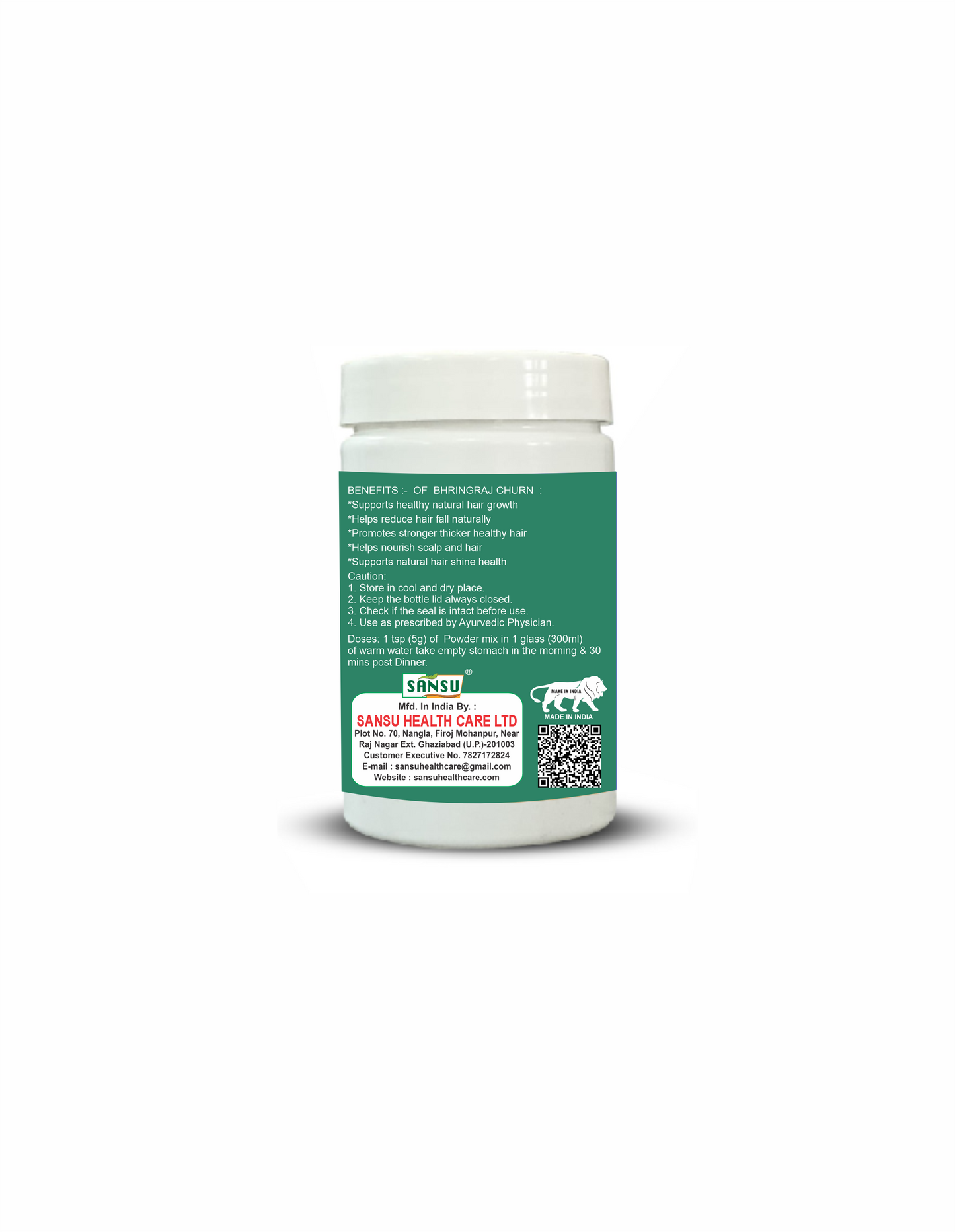 Sansu BhringRaj Churn 100Gm (Pack of 2)