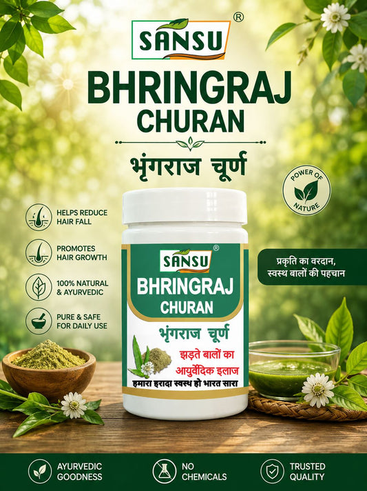 Sansu BhringRaj Churn 100Gm (Pack of 2)