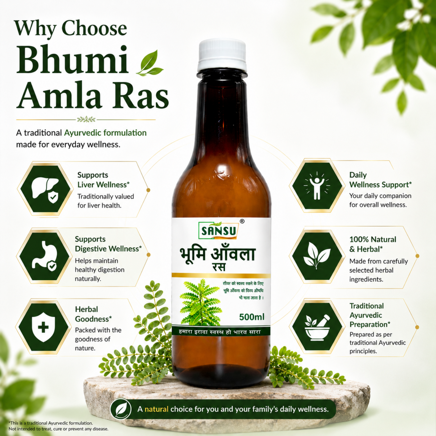Sansu Bhumi Amla Juice 500 ml
