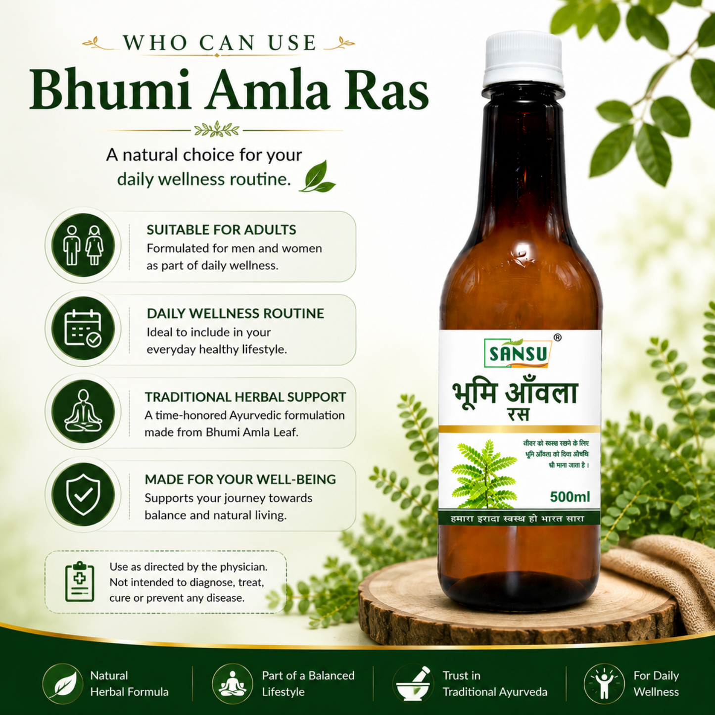 Sansu Bhumi Amla Juice 500 ml