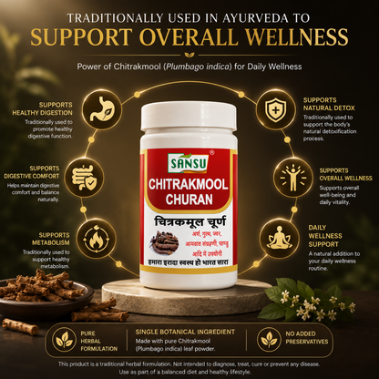 Sansu Chitrakmool Churan 100 gm (Pack of 2)