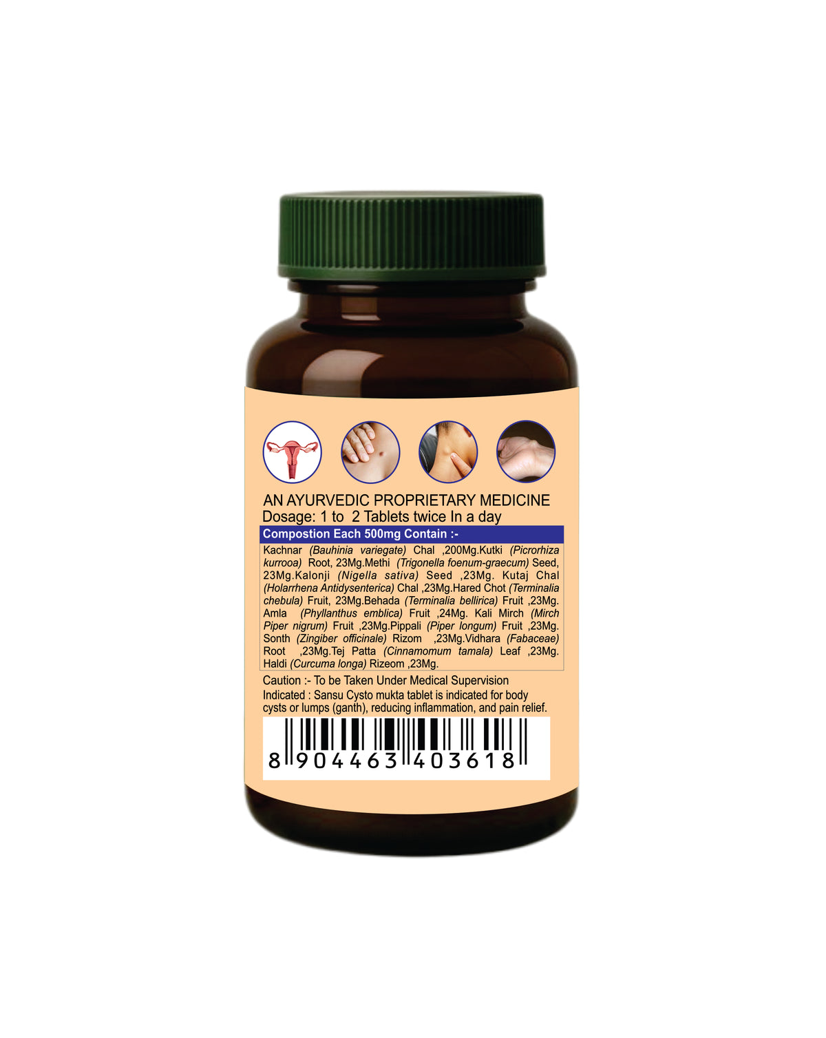 Sansu Cysto mukta tablet (60 Tab)