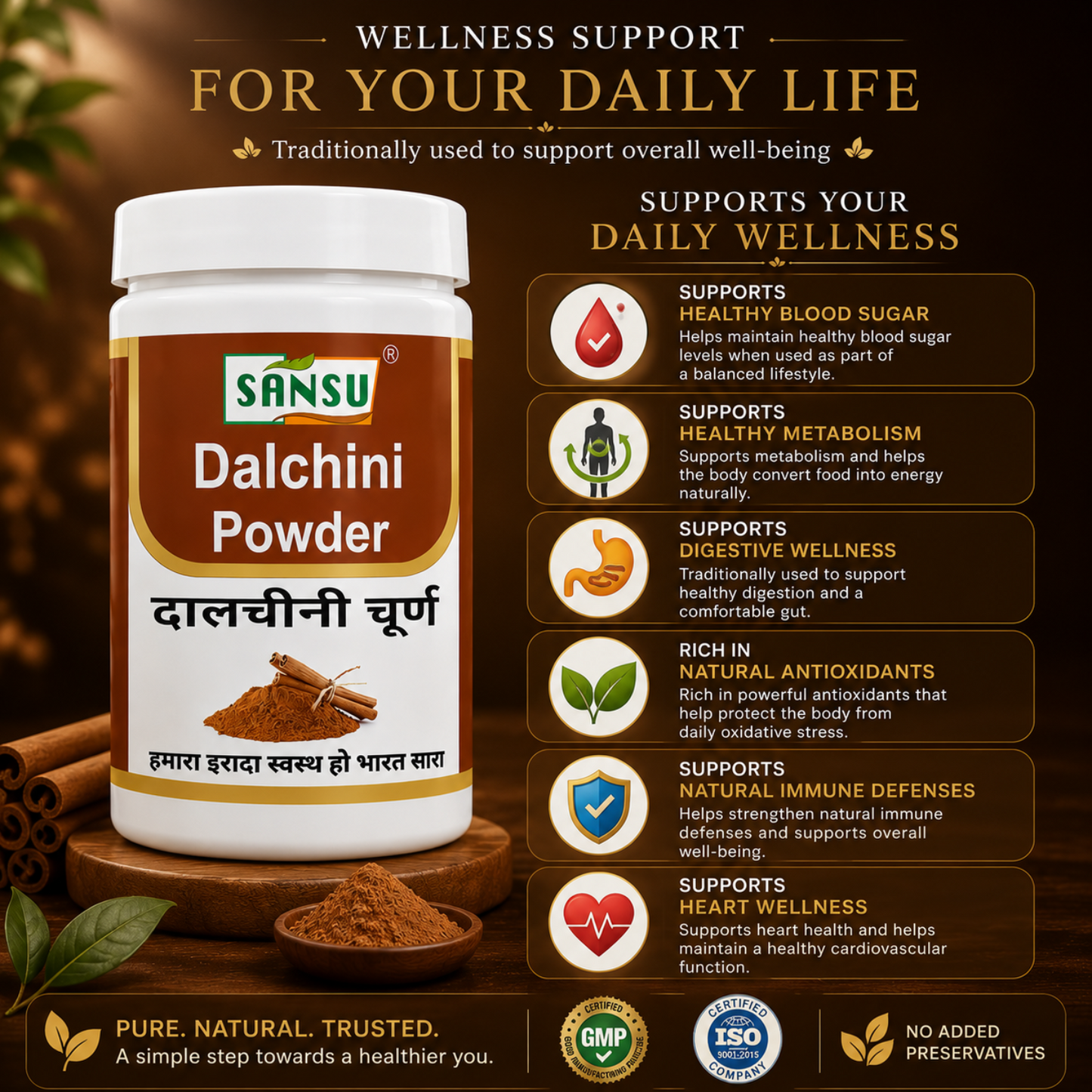 Sansu Dalchini Churan 50 gm (Pack of 2)